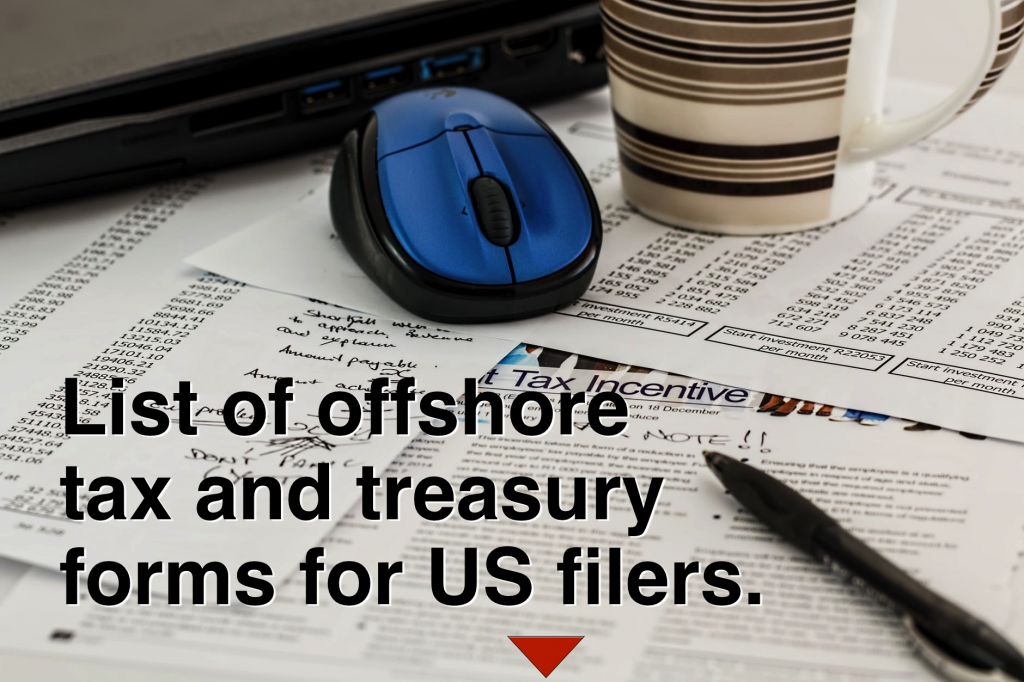 offshore tax forms