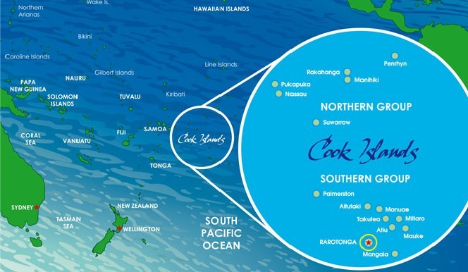 Cook Islands Map