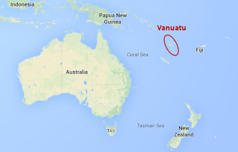 Vanuatu Map