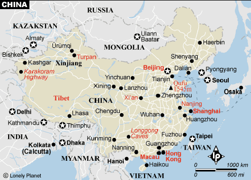 Map of China