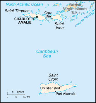 USVI Map